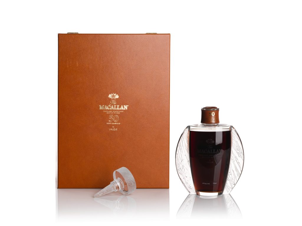 Whiskies mais caros do mundo  The Macallan in Lalique 50 anos